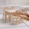 Z MAYABBO Wooden Dollhouse Furniture of Table & Chair, Miniature Dollhouse Accessories of Dining Room Accessory - 1/12 Scale...