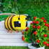 Putrer Bee Plush Toy 6.7''/17cm,Bee Stuffed Animals,Game Toys for Christmas New Year Birthday Gift, 6.7 inches (W-bee plush)...