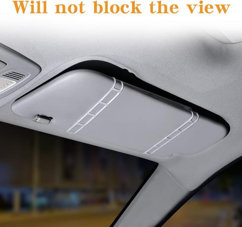 Car Sun Visor Vanity Mirror Rechargeable LED Light Makeup Mirror for Car with 3 Light Modes Innovative Car Mirror Accessories...