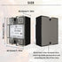Solid State Relay SSR-25AA, AC to AC, Input 80-280V AC Output 24-480V AC,for Industrial Automation Devices...