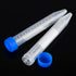 stonylab Micro Centrifuge Tubes, 15ml Polypropylene Graduated Clear Plastic Centrifuge Vials with Flat-Top Snap Cap, Pack of 50 (15 ml, 50 Packs)...