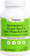 Vitacost Resveratrol + Grape Seed & Red Wine Extracts -- 240 Capsules...