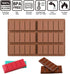 2 Pack Chocolate Bar Molds,Rectangle Silicone Break-Apart Protein and Engery Bar Candy Chocolate Molds Wax Melt Candles Chocolate Bakeware Molds...