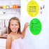 OJYUDD Dry Erase Dots Circles,11 Inch Removable Vinyl Dot Wall Decal,Colorful Circles Whiteboard Marker for Drills and Training School Teaching Pr...