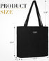 Corduroy Shoulder Bag for Women Large Capacity Tote Handbag Casual Zipper Tote Bag with Pockets...