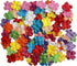 100 Pcs Patch Hydrangeas Flowers 25x25mm Mulberry Paper Flowers Scrapbooking Wedding DIY Craft Supplies Card. (10 Colos)...