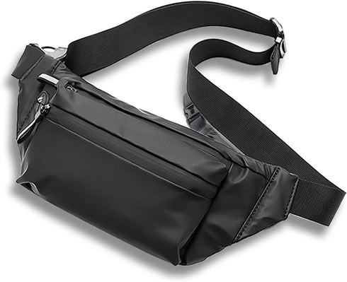 Fanny Pack Crossbody Bags for Women Girls Men Kids Shoulder, Running Belt Bag Leather Phone Pouch, Waterproof Chest Waist Bags for Travel Walking ...