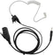 Wired Cell Phone Earpiece Acoustic Hollow Air Tube 3.5mm Anti-Radiation Earbuds Headphones with Microphone is Compatible with iPhone 6 Plus 5S Sam...
