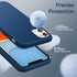 JETech Silicone Case for iPhone 11 (2019) 6.1-Inch, Silky-Soft Touch Full-Body Protective Case, Shockproof Cover with Microfiber Lining (Blue Coba...