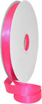 Morex Ribbon 08716/00-616 Double Face Satin Ribbon 5/8" X 100 YD Neon Hot Pink Ribbon for Gift Wrapping, Birthday Gift Cards, Satin Dress for Wome...