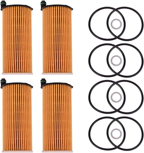 26320-3N000 Oil Filters with O-rings and Drain Plug Gaskets Compatible with Genesis G80 GV80 3.5L 2021-2023, GV70 3.5L 2022-2023, Kia Carnival 3.5...
