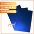 MONCURIOZY 10 Sheets A4 250GSM Colored Metallic foil Paper for Crafts & Arts,Card Making,Scrapbooking and DIY (blue)...