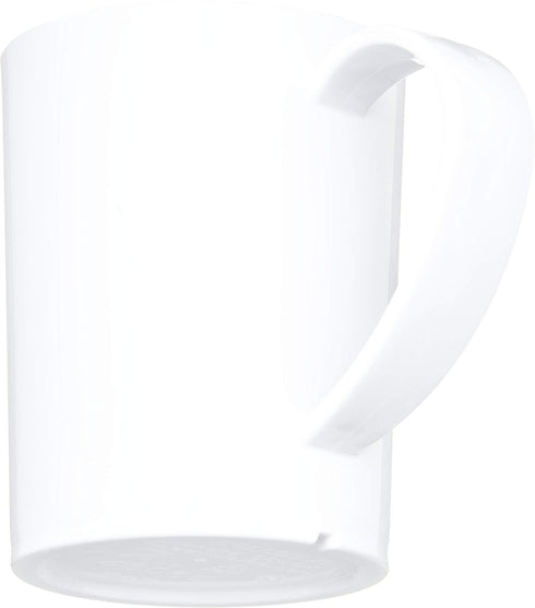 Carlisle FoodService Products 4306602 Break-Resistant Tritan Coffee Mug, 8 oz, White...