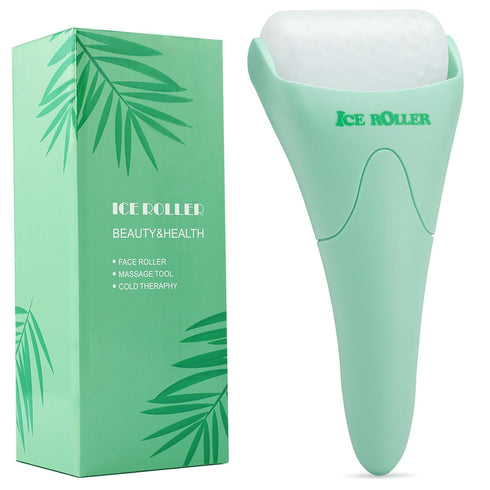 Ice Roller for Face and Body Massage, Facial Roller Skin Care Tool for Reduce Wrinkles and Puffiness, Migraine Pain Relief and Skin Tighten, Cold ...