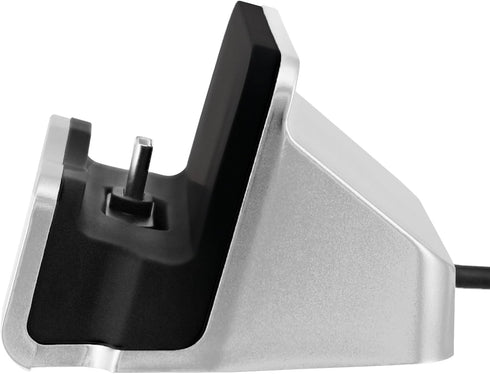 Type-C Charger Dock, BENACES Non-Slip Vertical Silver USB-C Charging Dock Stand Cradle for iPhone15 Series, Samsung Galaxy S8, Note8, LG G5 G6 V20...