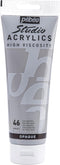 Pebeo Studio Acrylics High Viscosity, Fine Acrylic, 250 ml - Neutral Grey...