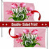 Swono Tulip Flowers Flag 3x5 Ft Pink Blooming Flower Happy Mother's Day Flag Big Flag for Outdoor Indoor Office Workplace Home Garden Business...