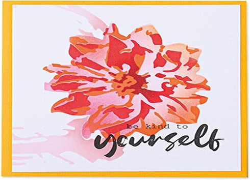 Sizzix Layered Stencils 4PK-Painted Flower by Olivia Rose, 665264, Multicolor...