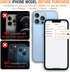 Trianium 3 Pack Camera Lens Screen Protector Compatible for iPhone 13 Pro and iPhone 13 Pro Max (2021, 6.1" / 6.7" Phone) - Clear [Support Night S...
