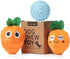 MewaJump Squeaky Dog Toys with Ball, 3-in-1 Plush Cute Dog Toy, Dog Chew Toy with 3 Layers, Dogs Puzzle Pet Toy for Teeth Cleaning, Puppy Enrichme...