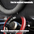 Car Steering Wheel Cover, Anti-Slip Silicone Steering Wheel Protector, Universal Car Accessories Wheel Cover for Most of Cars (Red)...