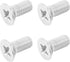 4PCS Brake Disc Rotor Screws Kit for Front Rotors and Brake Pads,Stainless Steel Screws for Brake System,OEM#936-000-601-40-H Compatible with Hond...