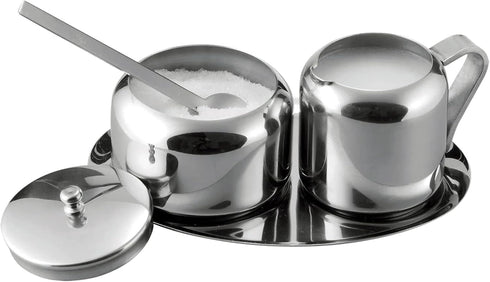 Cuisinox Stainless Steel Cream and Sugar Set, 5-Piece...