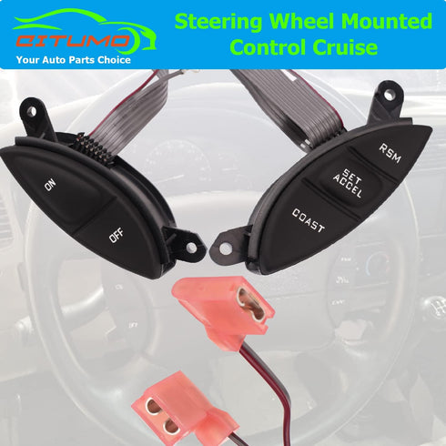 F87Z9C888BB Steering Wheel Mounted Cruise Control Switch Replacement for Ford 1998-2003 Ranger 2001-2005 Explorer Sport Trac F150 Mercury Mountain...