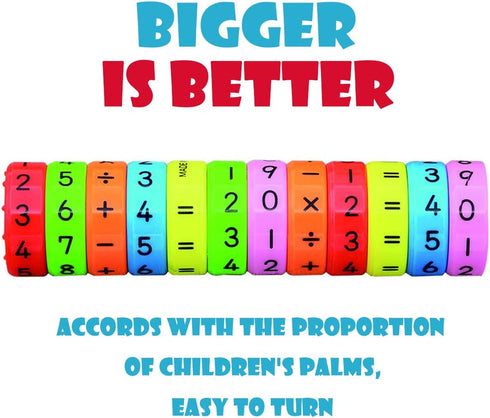 Learning Toys Math Toy Montessori Preschool Learning Educational Counting Game Numbers and Symbols Math Skills Colorful Fridge Kindergarden Educat...