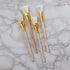 10Pcs/Set Pig Hair Wood Handle Artist Paint Brush Brush Watercolor Painting Art Supplies for Beginners and Professionals...