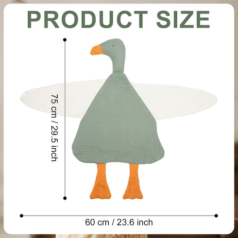 Duck Baby Blanket, Duck Loveys for Babies Cute Soft Duck Security Blanket Fabric Duck Cuddle Cover Baby Essentials Gift for Newborn Boys Girls...