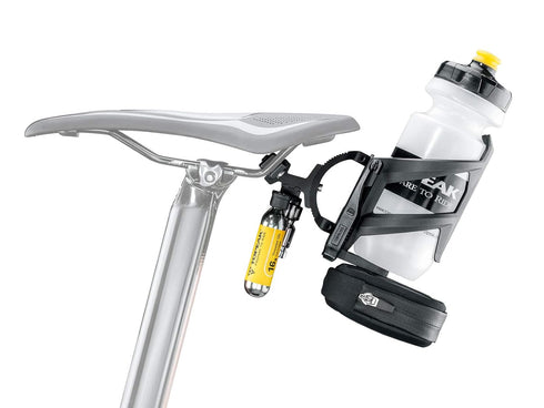 Topeak Bike Tri-Cage with Integrated tire levers Black, 14.7 x 9 x 8.2 cm / 5.8” x 3.5” x 3.2”...