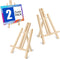 ESRICH 2 Pack 11.8" Wood Easels,Small Tabletop Display Stand,Easel Stand for Painting,Painting Party,Kids Student Tabletop Easels for Painting, Po...