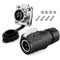 2 Pin Connector Waterproof Connector, Industrial Solder Power Connector, Aviation Cable Connector for Automotive, Marine, Lights and Other Indoor/...