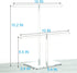 Premium Jewelry Stand , Solid Clear 2-Tier Acrylic Jewelry Organizer Stand & Bracelet holder Stand for Necklace Display, Ring & Watch Display...