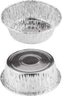 100 Pack 4" Round Tart Pie Foil Pans Disposable Pans Aluminum Foil Tart & Pie Tins Pans for Baking,Cooking,Storage or Reheating...