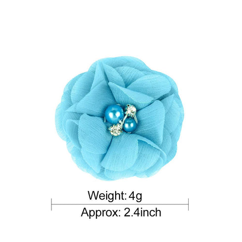 30pcs Baby Girls Alligator Hair Clips Chiffon Flower Hair Barrettes Accessories for Kids Toddler Teens (01)...