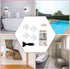 Bathtub Stickers Non-Slip, 24 PCS Safety Shower Treads Adhesive Appliques with Premium Scraper...