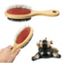 Combo Pin & Bristle Grooming Brush for Dogs and Pets with Durable Handle...