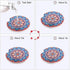 Car Coasters for Drinks Absorbent, 10 Pack 2.56in Car Coasters Absorbent Ceramic with A Finger Notch for Easy Removal, Car Cup Holder Coaster for ...