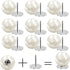 10 Sets Pearl Buttons No Sew Easy Brooch Button Removable Reusable for Shirt Coat Dress Crafts Clothes Buttons...
