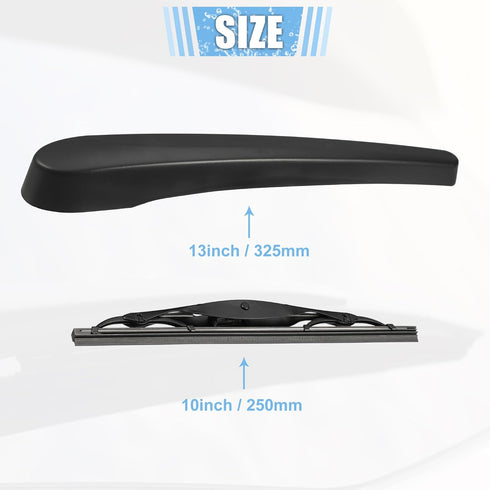 ACROPIX Rear Windshield Wiper Blade Arm Replacement Set OEM Quality Fit for Buick Encore 2012-2022 for Chevrolet Trax 2013-2022 - Pack of 2...