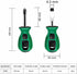 Buspoll screwdriver sets rubber anti-skid handle stubby screwdriver magnetic head 6mmx38mm slotted/phillips screwdriver...