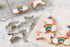 3-Piece Unicorn Cookie Cutter Set, Stainless Steel Unicorn, Rainbow & Head Shapes, Dishwasher Safe...