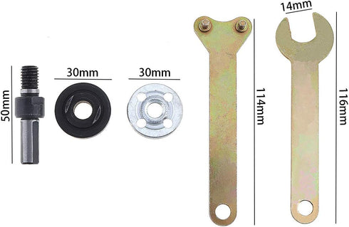 5 in 1 Angle Grinder Accessories with Connecting Rod and Small Wrench for Conversion Angle Grinding Tool...