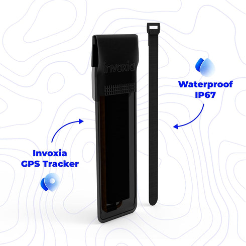 Waterproof Pouch for Invoxia GPS Trackers - All Weather and rain Protection - Motorcycles, Cars, Bikes, Trailers, Construction Equipment - GPS Tra...
