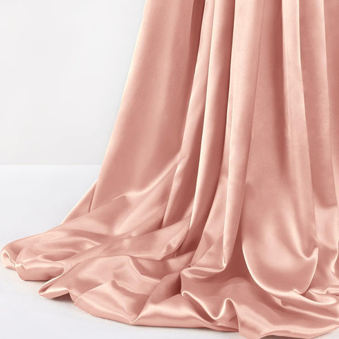 MLMW Satin Fabric 3 Yards 60" Wide Soft Silky Charmeuse Satin Fabric by The Yard Continuous Soild Fabric for Wedding Dress, Sewing, Crafts, Party ...