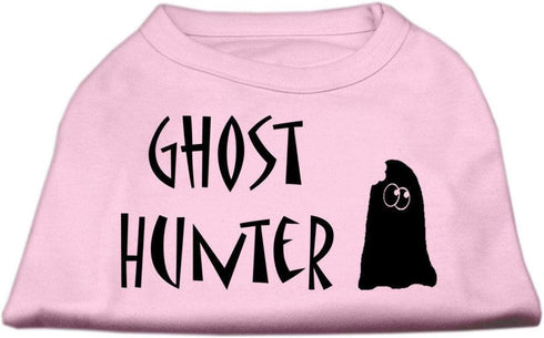 Halloween Pet Dog & Cat Shirt Screen Printed, Ghost Hunter Red 2XL (20-25 lbs.)...
