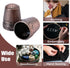 Mtsooning 2PCS Metal Thimble Sewing, Antique Fingertip Sewing Protector,Red Bronze Finger Shield Ring for Pin Needles Shield Quilting Craft Access...