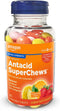 Amazon Basic Care Extra Strength Antacid SuperChews Chewable Tablets, Assorted Fruit, 90 count (Previously SoundHealth) Orange, Pink, Yellow...